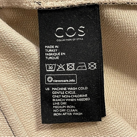 COS NWOT Batwing Sleeved Jersey Dress in Black - Picture 9 of 11